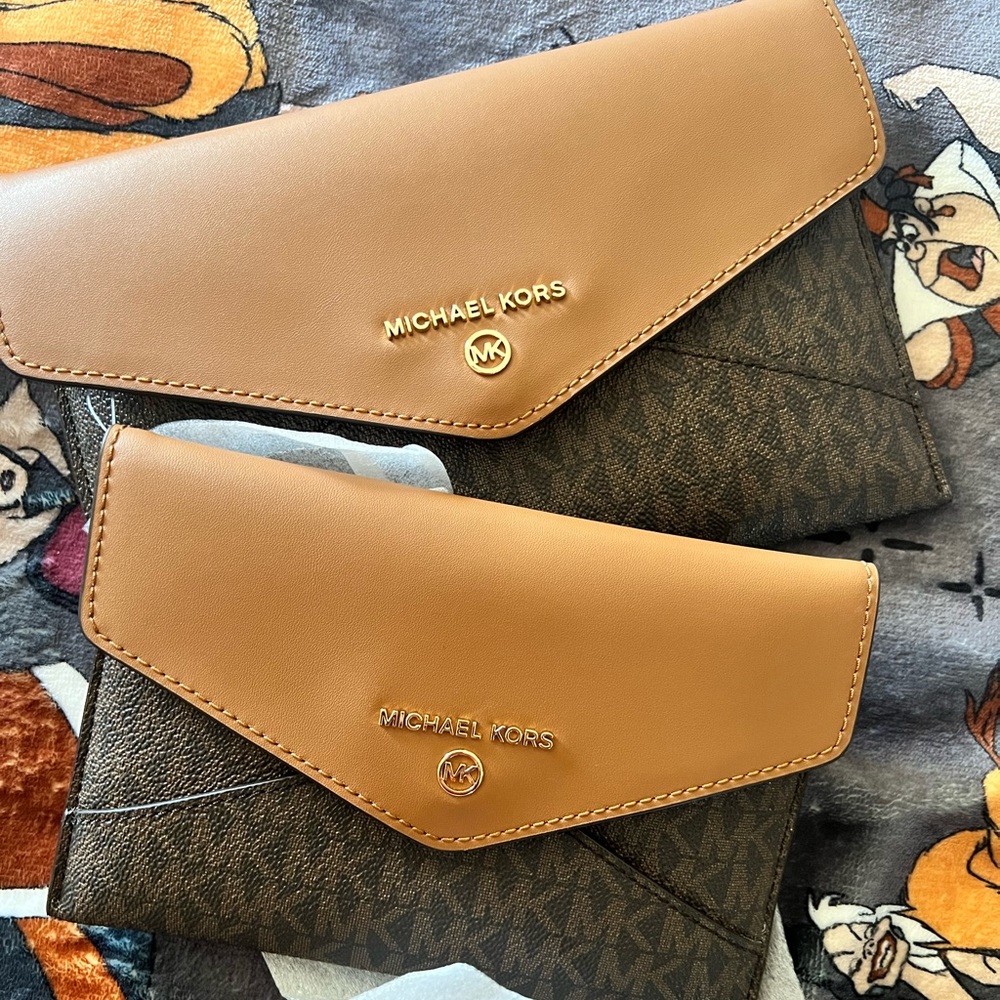 Michael Kors wallet and clutch